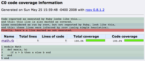 Example 1 - 100% Line Coverage