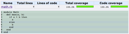 Example 3 - Back to 100% Line Coverage